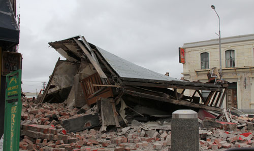 Christchurch collapsed building