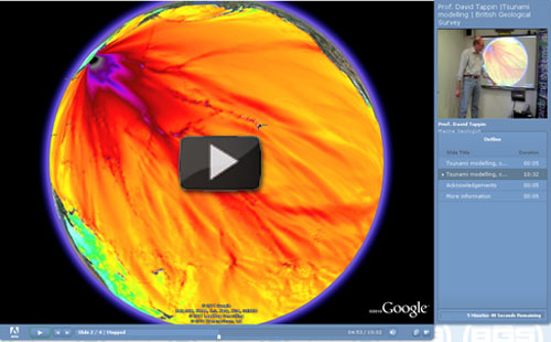 Tsunami modelling video | Adobe presenter video | 49.3Mb
